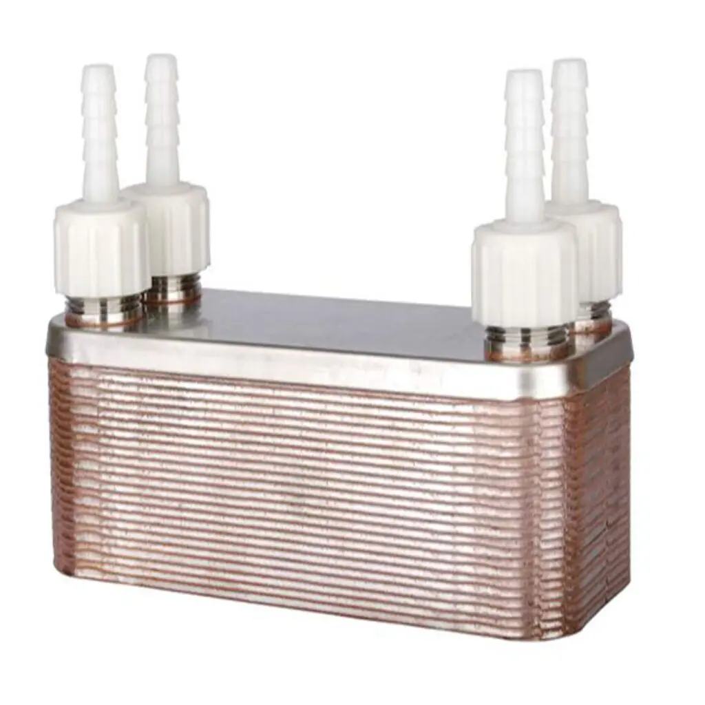 Intercambiador De Calor Por Placas Para Mosto En Acero Inoxidable 12 Placas Intercambiador De Calor Por Placas Para Mosto En Acero Inoxidable 12 Placas