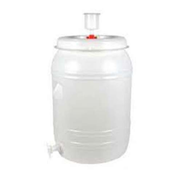 Tanque Fermentador Plástico de 120 litros con Airlock y Tapa