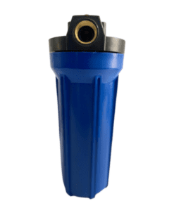 Carcaza porta filtro de 10 con inserto en latón de 3/4