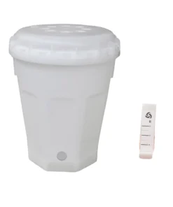 Fermentador De Plástico 11 Lt. contiene Tapa y Adhesivo - Origen Italia