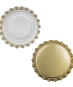 Tapas Corona Lisas Doradas