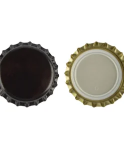 Tapas Corona Color Negra 26 mm. X 100 Unidades