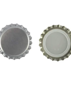 Tapas Corona Color Plata 26 mm x 100 Unidades Ferrari