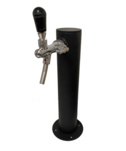 Columna 1 Grifo en ABS Negro