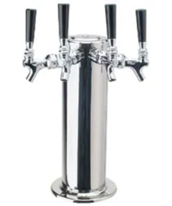 Columna 4 Grifos en Acero Inoxidable Brillante 3413 12