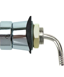 Conexión Codo Enroscado, vástago de 1-78 de largo con orificio de 316