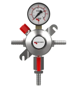 Regulador Secundario de Co2 con 2 Espigas