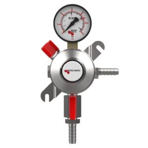 Regulador de Co2 Secundario con 1 Espiga - The Craft Drinks Lab