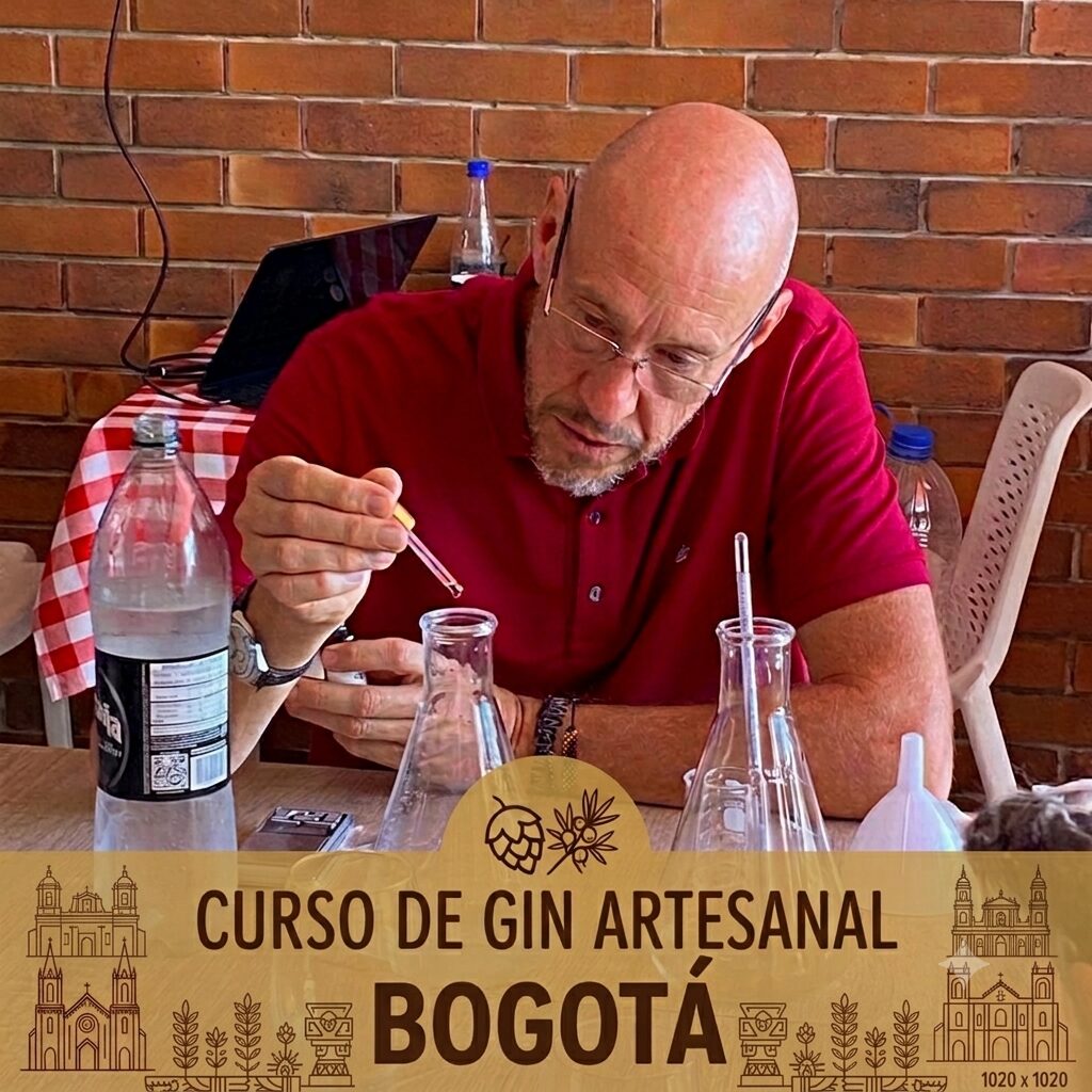 Curso de Destilación y Elaboración de Gin en Bogotá Curso de Destilación y Elaboración de Gin en Bogotá