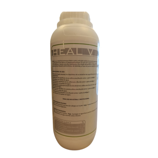 HEAL V - Desinfectante con Amonio Cuaternario 1Lt