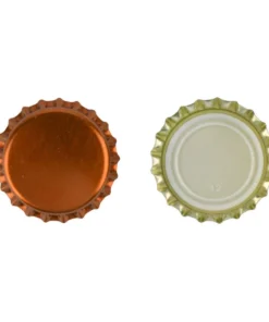 Tapas Corona Color Bronce 26 mm. X 100 Unidades