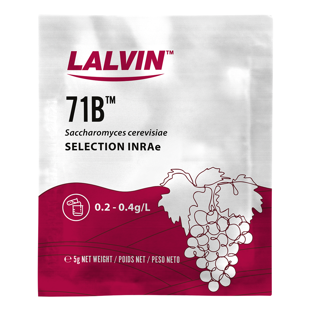 Levadura Lalvin 71B para Vino x 5 grs Levadura Lalvin 71B para Vino x 5 grs