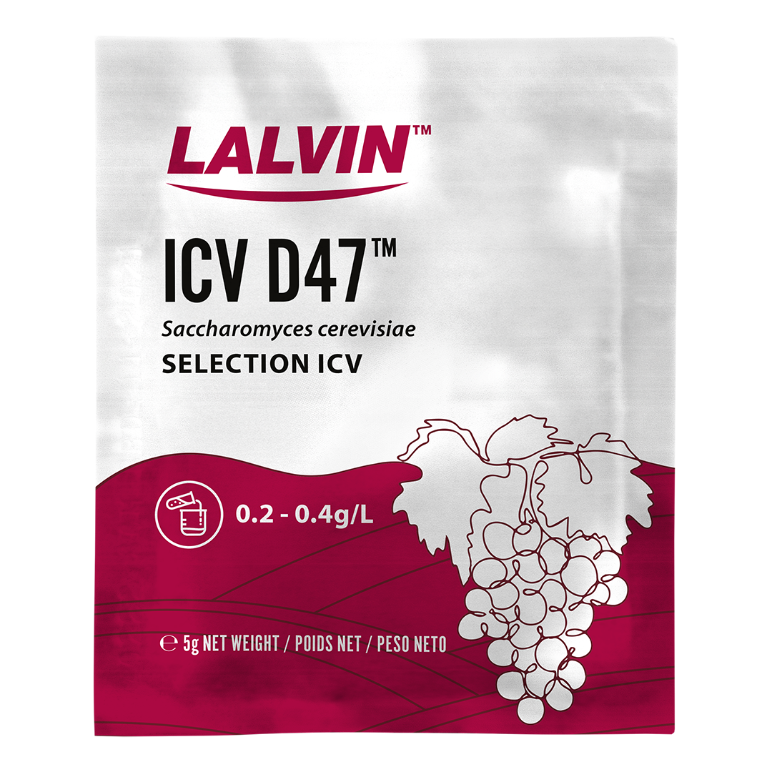 Levadura Lalvin ICV-D47 Vino x 5 grs Levadura Lalvin ICV-D47 Vino x 5 grs