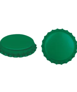 Tapas Corona Color Verde 26 mm. X 100 Unidades
