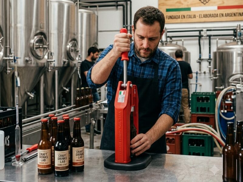 Tapadora de Banco: El Secreto Italiano para un Sellado Perfecto de tus Cervezas Tapadora de Banco El Secreto Italiano para un Sellado Perfecto de tus Cervezas
