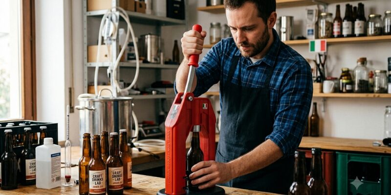 Tapadora de Banco El Secreto Italiano para un Sellado Perfecto de tus Cervezas Tapadora de Banco El Secreto Italiano para un Sellado Perfecto de tus Cervezas