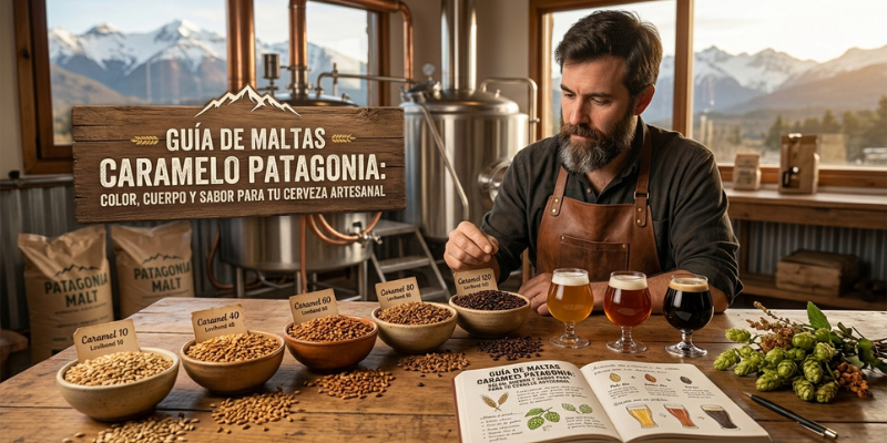 Guía de Maltas Caramelo Patagonia Color, Cuerpo y Sabor para tu Cerveza Artesanal Guía de Maltas Caramelo Patagonia Color, Cuerpo y Sabor para tu Cerveza Artesanal